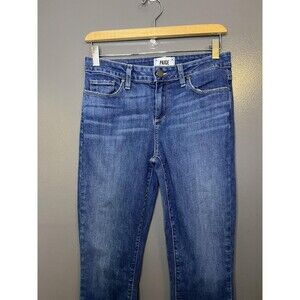 Paige Verdugo Ankle Jeans Womens 29 Blue Gal Destructed Skinny Stretch Denim